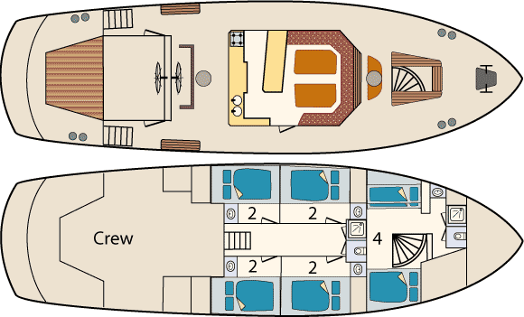 schip huren op IJsselmeer of Waddenzee : de schoener Mariarosa vanuit Kiel