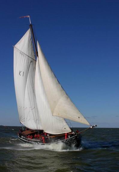 Segeln auf IJsselmeer oder Wattenmeer mit der Klipper Avontuur ab Amsterdam