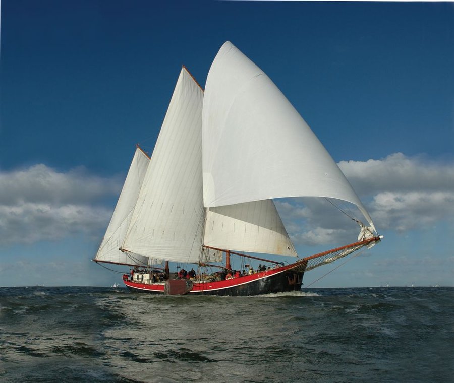 Segeln auf IJsselmeer oder Wattenmeer mit der Zweimastklipper Aegir ab Harlingen