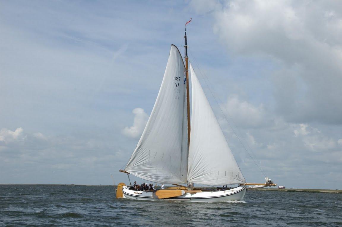 Segeln auf IJsselmeer oder Wattenmeer mit der Lemsteraak Brandende Liefde ab Stavoren