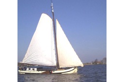segeln auf IJsselmeer oder Wattenmeer mit der Skutsje