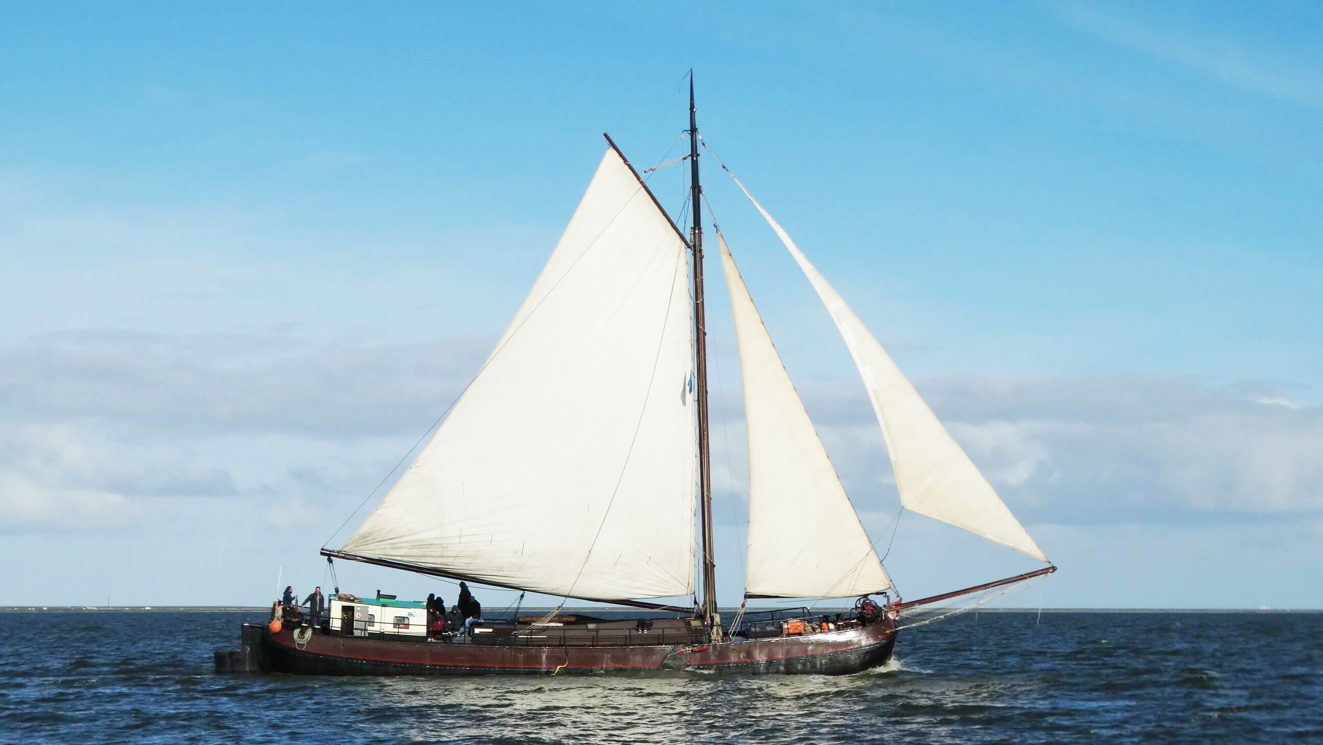 Segeln auf IJsselmeer oder Wattenmeer mit der Tjalk Noordster ab Harlingen