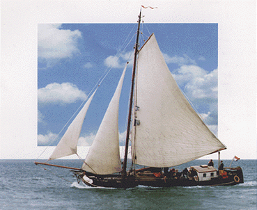 zeilen op IJsselmeer of Waddenzee met de tjalk Zuiderzee vanuit Monnickendam